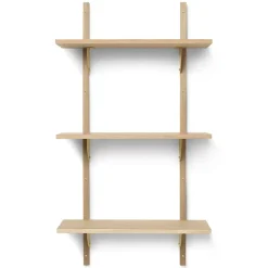 Ferm Living Shelves & Shelving Systems*Sector shelfS/L, Oak-bronze Brown