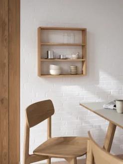 Andersen Furniture Shelves & Shelving Systems*Sector wall shelf, Oak, 50x50x10 cm Beige
