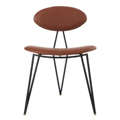 AYTM Chairs*Semper chair, Black-cognac BrownBlack