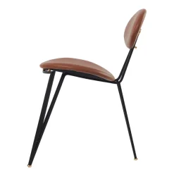 AYTM Chairs*Semper chair, Black-cognac BrownBlack
