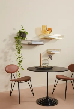 AYTM Chairs*Semper chair, Black-cognac BrownBlack
