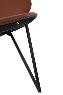AYTM Armchairs & Footstools|Chairs*Semper lounge chair, Black-cognac BrownBlack