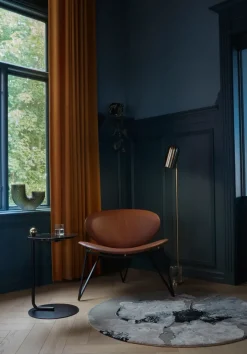 AYTM Armchairs & Footstools|Chairs*Semper lounge chair, Black-cognac BrownBlack