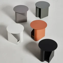 Woud Side Tables*Sentrum side table, Burnt Orange