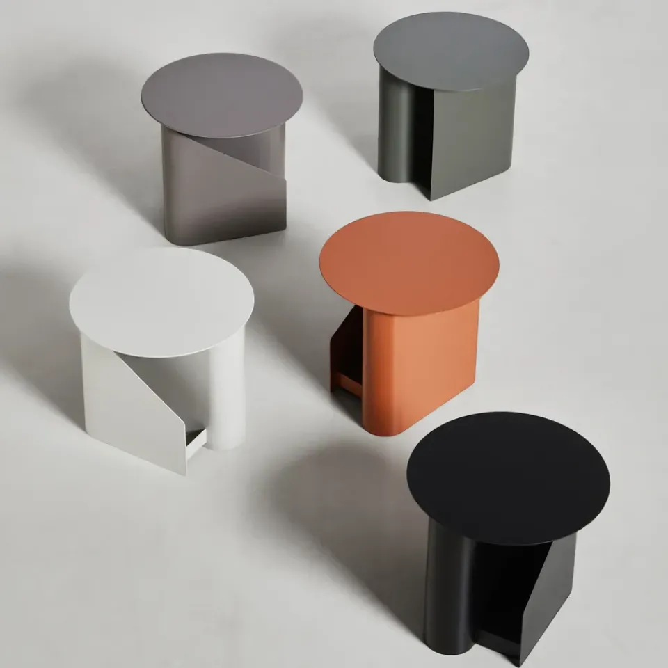 Woud Side Tables*Sentrum side table, Burnt Orange