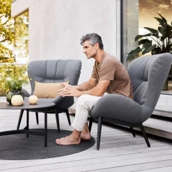 Cane-line Outdoor Lounge Furniture*Serene lounge armchair, Airtouch Grey