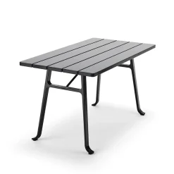 Byarums bruk Table For Outdoor Use*Seriff table, Mahogany glaze, stand Black