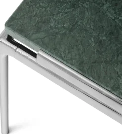 &Tradition Coffee Tables*Sett LN13 coffee table, Verde guatemala-dark chrome Green