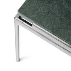 &Tradition Side Tables*Sett LN11 side table, Verde guatemala-dark chrome Green