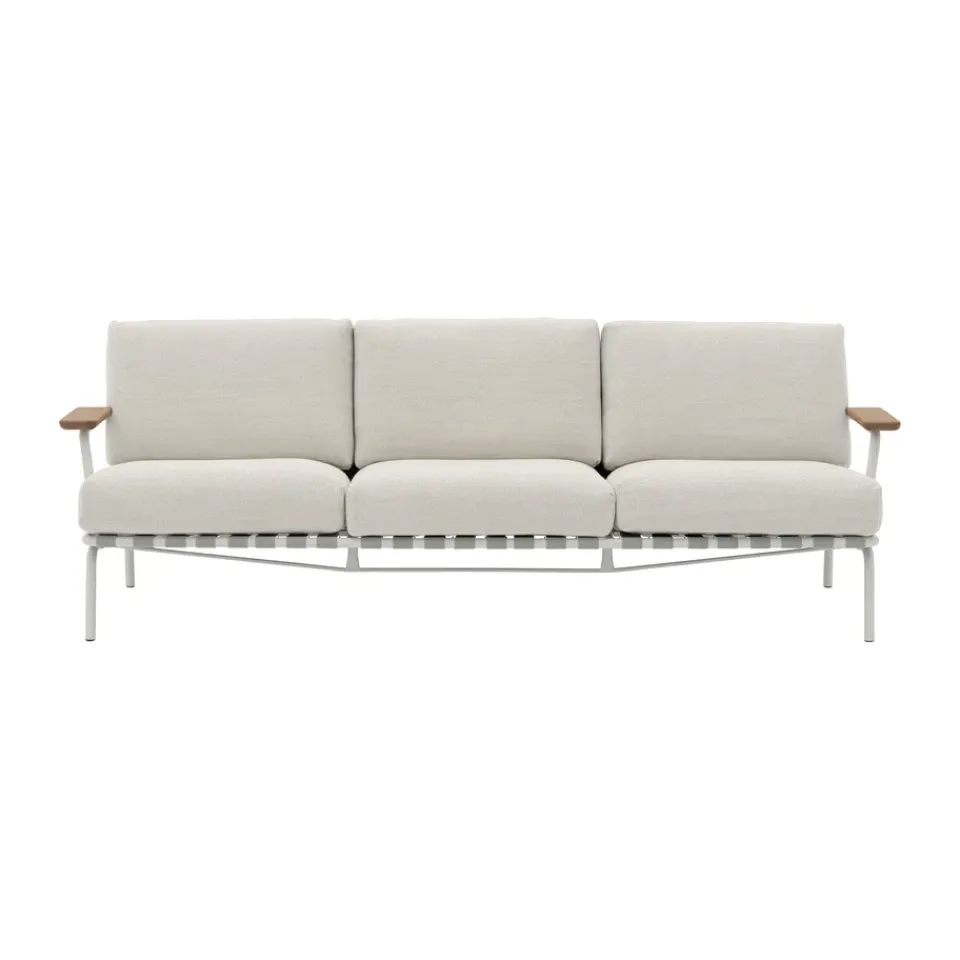 Muuto Garden Sofas & Garden Benches|Balcony Furniture*Settle 3-seater sofa, Laze 1 Grey