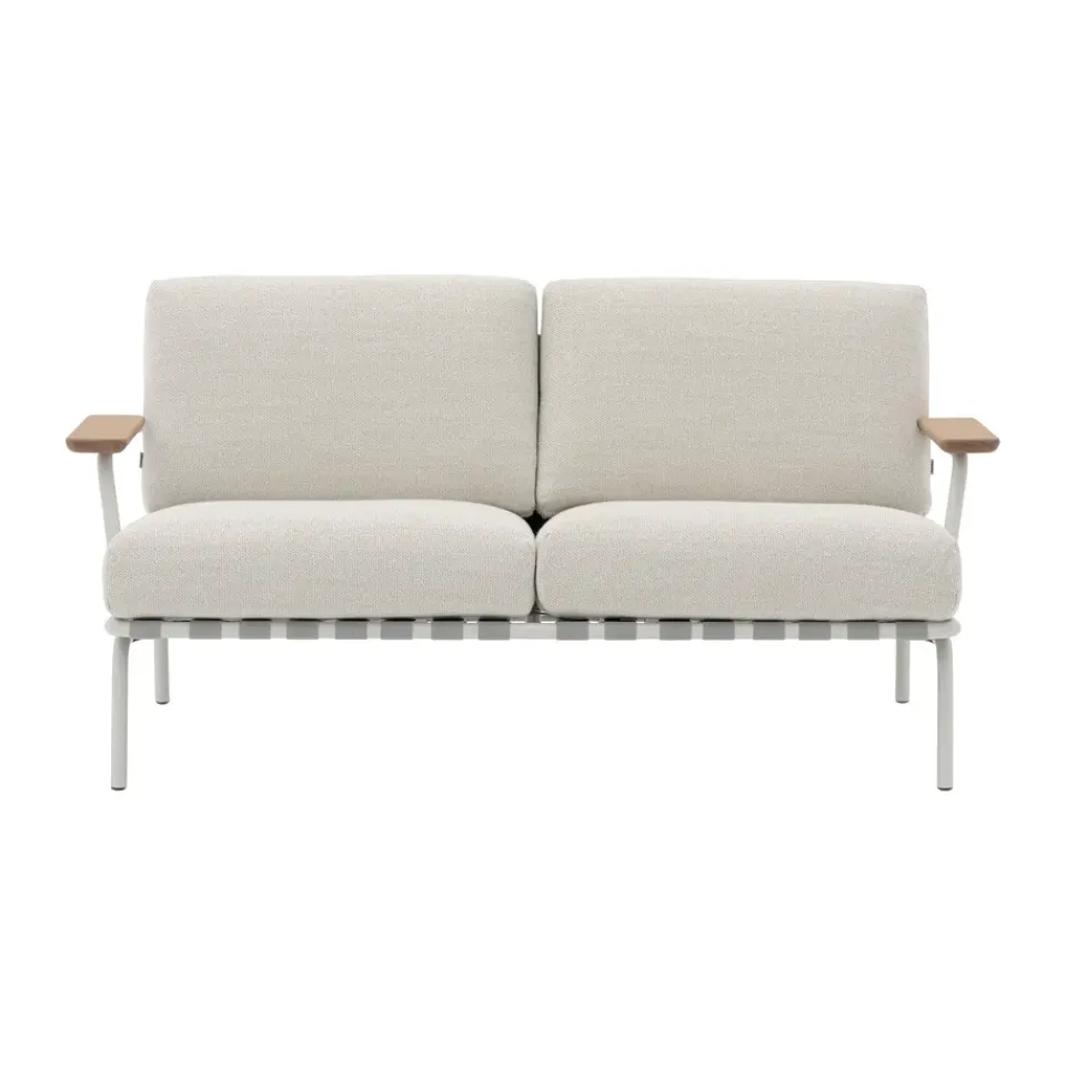Muuto Garden Sofas & Garden Benches|Balcony Furniture*Settle 2-seater sofa, Laze 1 Grey