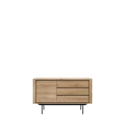 Ethnicraft Dressers & Sideboards*Shadow sideboard, Oak-Wax oil 1 door 3 drawers Beige