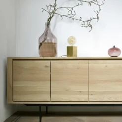Ethnicraft Dressers & Sideboards*Shadow sideboard, Oak-Wax oil 1 door 3 drawers Beige