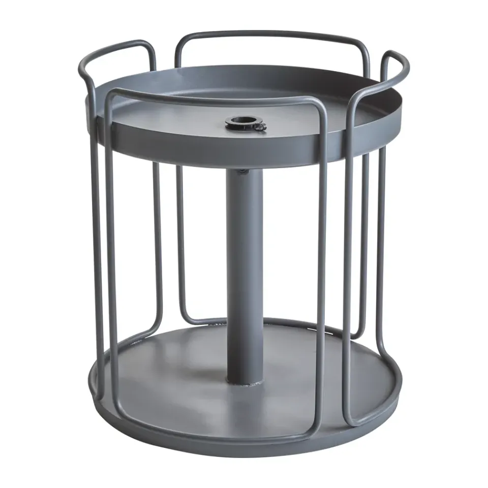 Brafab Sun Protection*Shady side table and parasol base, Anthracite Grey