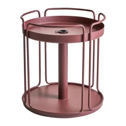 Brafab Sun Protection*Shady side table and parasol base, Zin Red