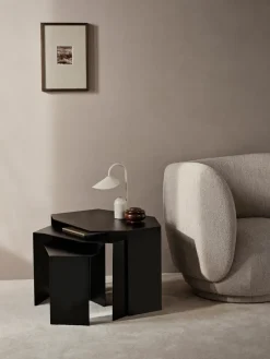 Ferm Living Side Tables*Shard cluster table 3-pack, Black