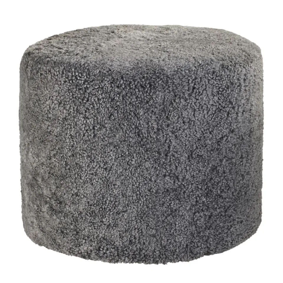 Shepherd of Sweden Sitting Poufs*Shepherd sit pouf Frida, graphite Grey