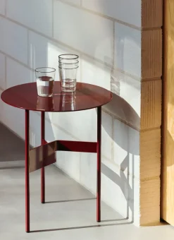 HAY Coffee Tables*Shim coffee table Ø45 cm, Bordeaux Red
