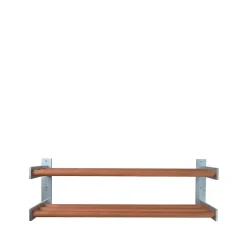 Scherlin Shoe Racks*Shoe shelf 5, Oiled oak, wall, 2 level Beige