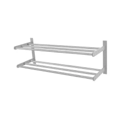 Scherlin Shoe Racks*Shoe shelf 12 shoe shelf, Steel, aluminium Grey