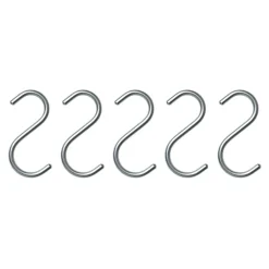 Nomess Copenhagen Clothes Hooks & Hangers*S-Hook 5-pack, silver Silver-coloured