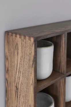 Mette Ditmer Shelves & Shelving Systems*Showcase wall shelf 40x53 cm, Dark oiled oak Brown