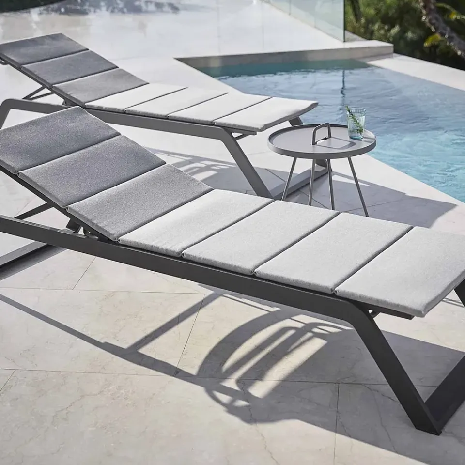 Cane-line Seating*Siesta sunbed, Grey