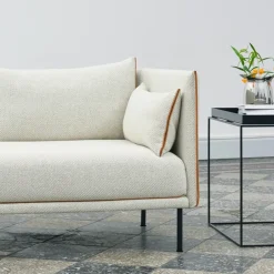 HAY Sofas*Silhouette 3-seater sofa, Cognac-oiled oak legs Brown