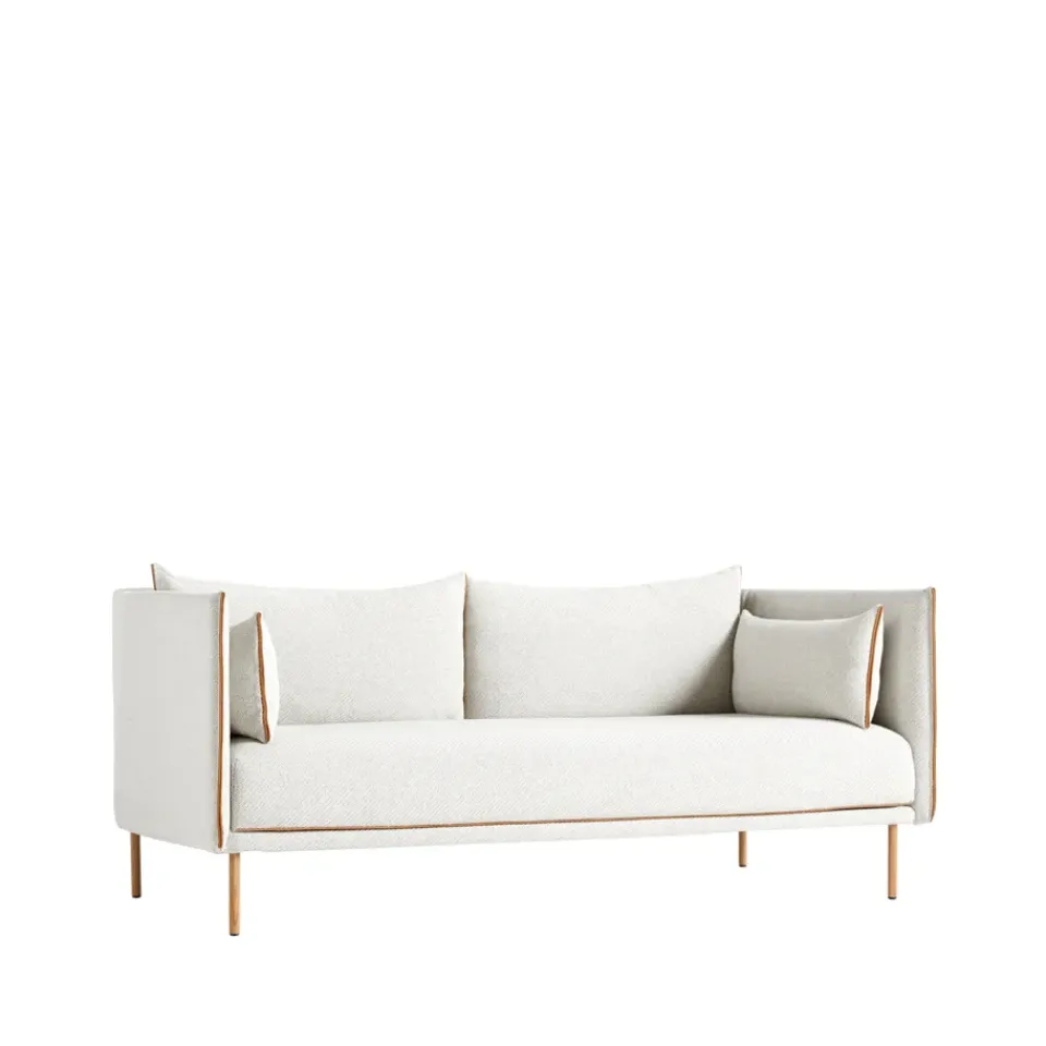 HAY Sofas*Silhouette 2-seater sofa, Coda 100 off-white-oiled oak legs Beige