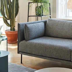 HAY Sofas*Silhouette 3-seater sofa, Coda 100 off-white-oiled oak legs Beige