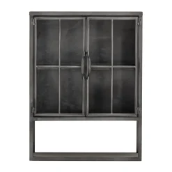 Bloomingville Display & Glass Cabinets*Sindre cupboard 46x21.5x61 cm, , metal Black
