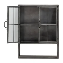 Bloomingville Display & Glass Cabinets*Sindre cupboard 46x21.5x61 cm, , metal Black