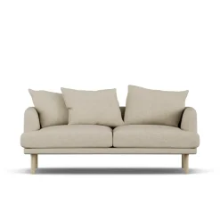 1898 Sofas*Sjövik sofa, Bern 0341-white-oiled oak, 2,5-seater Beige