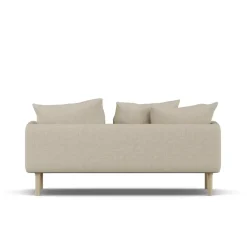 1898 Sofas*Sjövik sofa, Bern 0341-white-oiled oak, 2,5-seater Beige