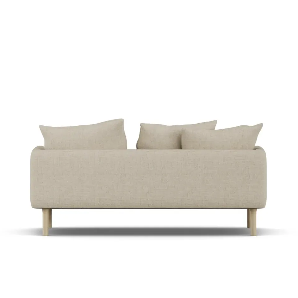 1898 Sofas*Sjövik sofa, Bern 0341-white-oiled oak, 2,5-seater Beige