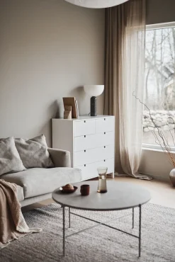 1898 Sofas*Sjövik sofa, Bern 0341-white-oiled oak, 3-seater Beige