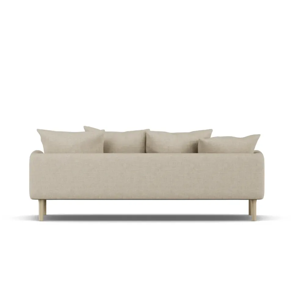 1898 Sofas*Sjövik sofa, Bern 0341-white-oiled oak, 3-seater Beige