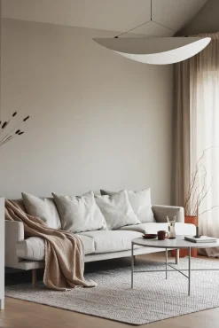 1898 Sofas*Sjövik sofa, Bern 0341-white-oiled oak, 3,5-seater Beige