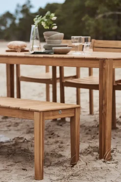1898 Table For Outdoor Use*Sköndal dining table 220x95x76 cm, Teak Brown