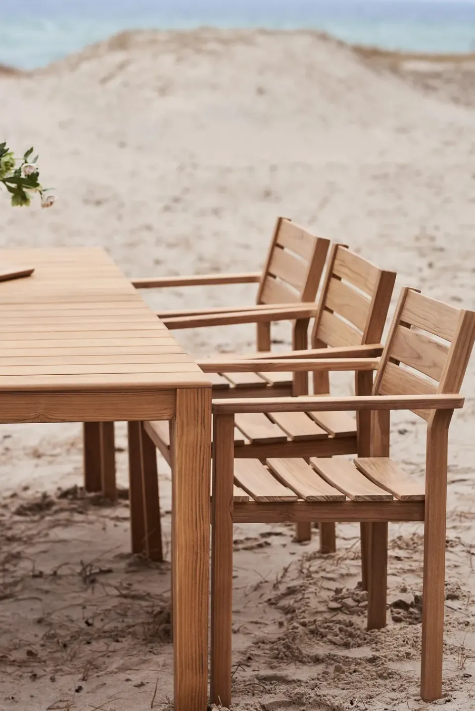 1898 Table For Outdoor Use*Sköndal dining table 220x95x76 cm, Teak Brown