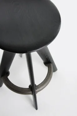 Tom Dixon Bar Stools*Slab bar stool 76 cm, oak Black