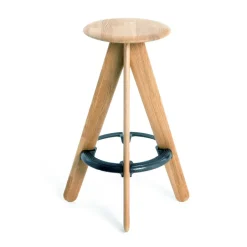 Tom Dixon Bar Stools*Slab bar stool 76 cm, Solid oak Brown