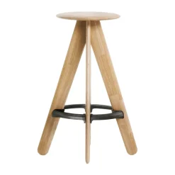 Tom Dixon Bar Stools*Slab bar stool 76 cm, Solid oak Brown