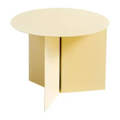 HAY Coffee Tables*Slit coffee table Ø45 cm, Light Yellow