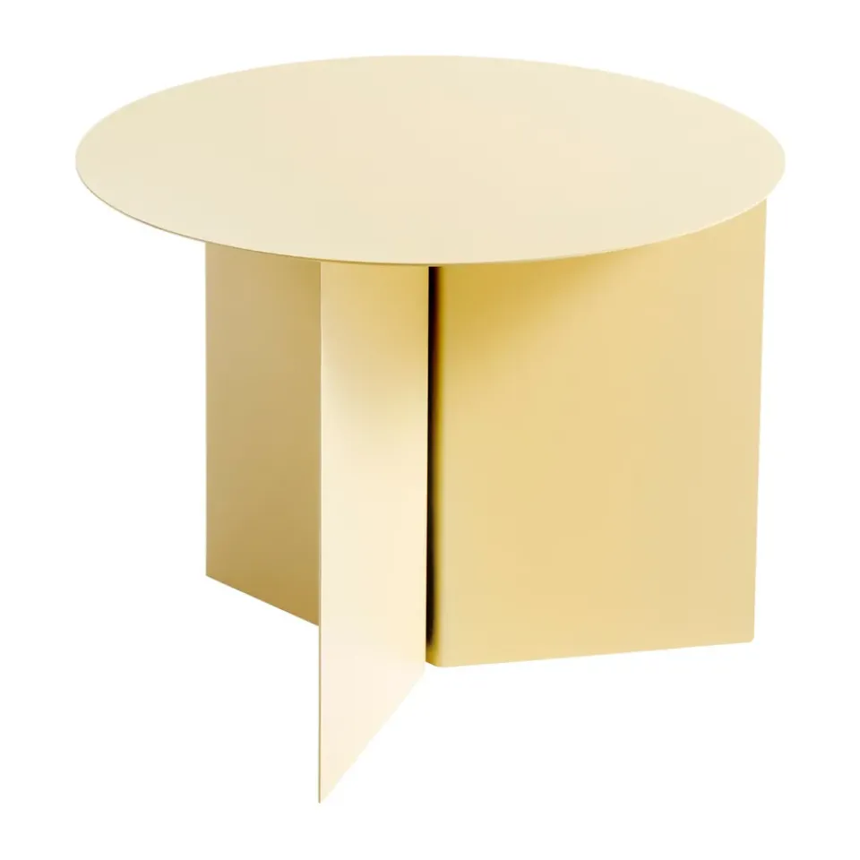 HAY Coffee Tables*Slit coffee table Ø45 cm, Light Yellow