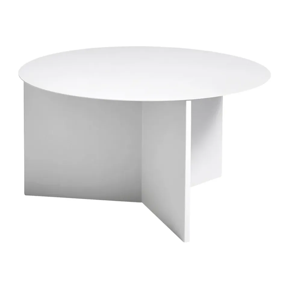 HAY Coffee Tables*Slit coffee table Ø65 cm, White