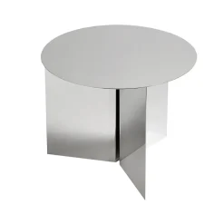 HAY Coffee Tables*Slit coffee table, Polished stainless steel Grey