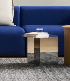 HAY Coffee Tables*Slit coffee table, Polished stainless steel Grey