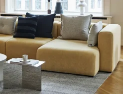 HAY Side Tables*Slit Oblong side table 27,5x49 cm, Mirror polished steel Silver-coloured