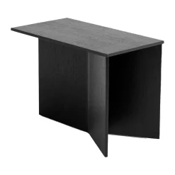 HAY Side Tables*Slit Oblong side table 27,5x49 cm, lacquered oak Black
